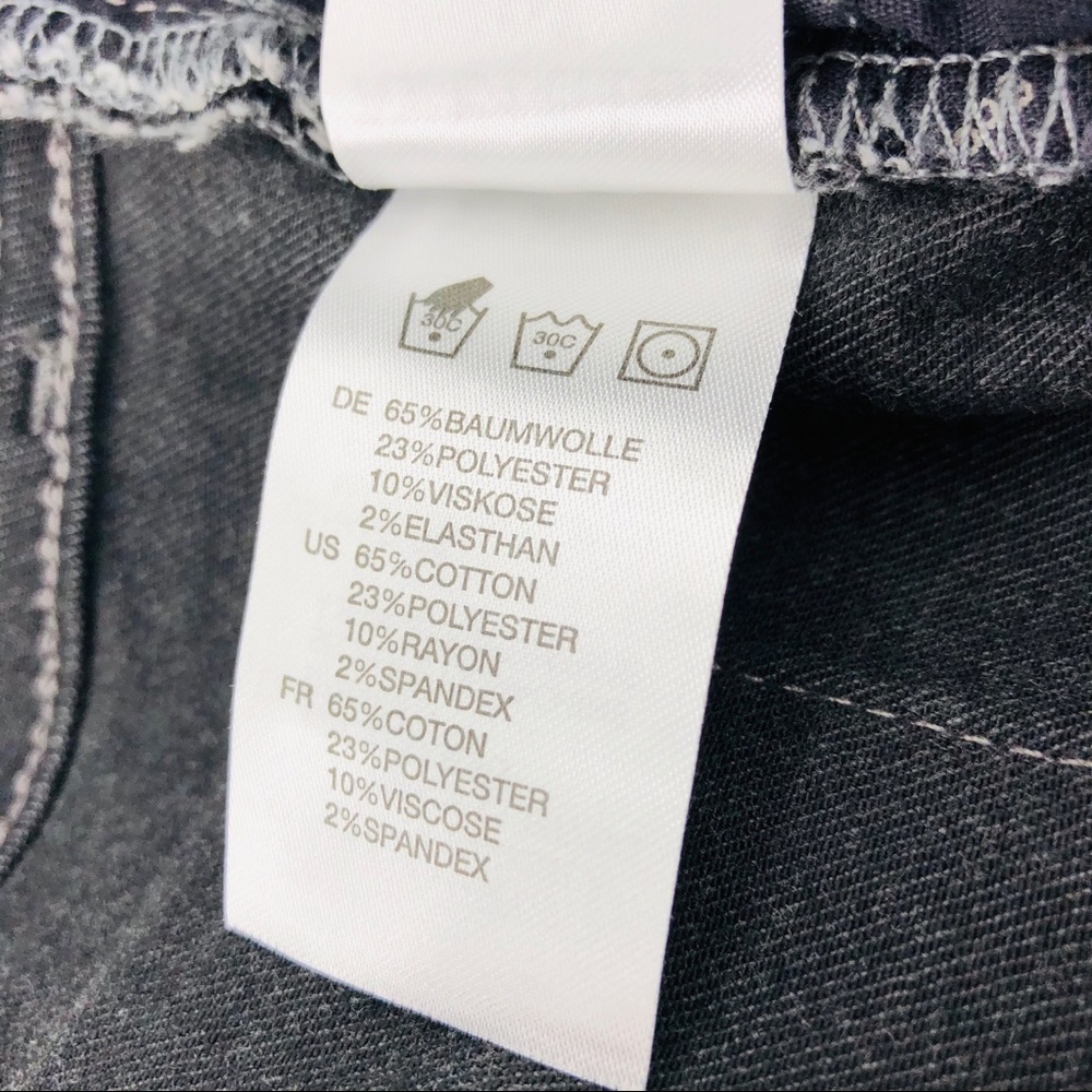 NWT Articles of Society Gray Skinny Ankle Jeans Size 27 Waist Rise 9" - Picture 7 of 8